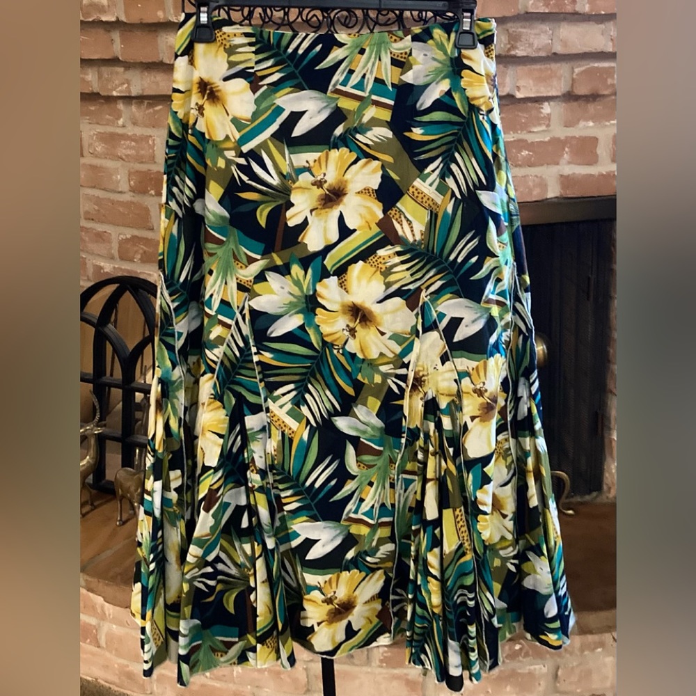 Ny Collection Floral Maxi Skirt - image 1